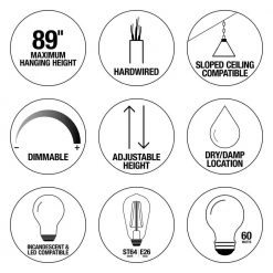 Home Decorators Collection 1-Light Aged Bronze Pendant with Amber Plated Glass Shade and Vintage Bulb -Flora Home Decorators Soldes aged bronze home decorators collection pendant lights hd 1326 i 40 1000