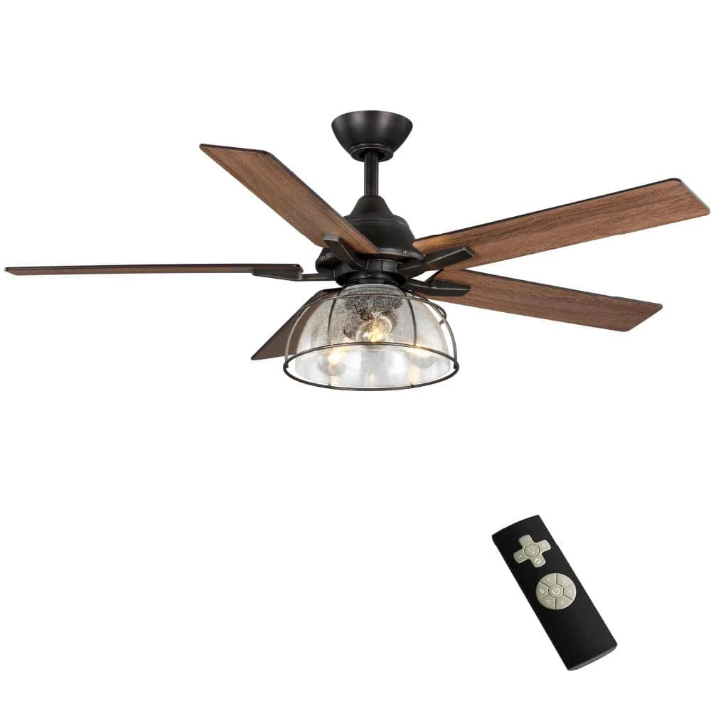 Home Decorators Collection Casun 52 in. LED Indoor Aged Iron Ceiling Fan with Remote Control and Light Kit 3 Home Decorators Collection Casun 52 in. LED Indoor Aged Iron Ceiling Fan with Remote Control and Light Kit