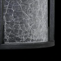 Home Decorators Collection Westbury Collection Aged Iron Outdoor LED Wall Lantern Sconce with Crackle Glass -Flora Home Decorators Soldes aged iron home decorators collection outdoor sconces led kb 08304 a0 1000