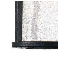 Home Decorators Collection Westbury Collection Aged Iron Outdoor LED Wall Lantern Sconce with Crackle Glass -Flora Home Decorators Soldes aged iron home decorators collection outdoor sconces led kb s 08304 a0 1000