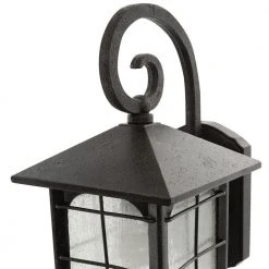 Home Decorators Collection Brimfield 12.75 in. Aged Iron 1 Light Outdoor Wall Lantern with Clear Seedy Glass Shade 14 Home Decorators Collection Brimfield 12.75 in. Aged Iron 1 Light Outdoor Wall Lantern with Clear Seedy Glass Shade -Flora Home Decorators Soldes aged iron home decorators collection outdoor sconces y37029a 151 1d 1000