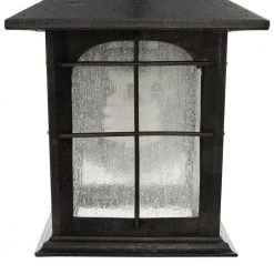 Home Decorators Collection Brimfield 12.75 in. Aged Iron 1 Light Outdoor Wall Lantern with Clear Seedy Glass Shade 15 Home Decorators Collection Brimfield 12.75 in. Aged Iron 1 Light Outdoor Wall Lantern with Clear Seedy Glass Shade -Flora Home Decorators Soldes aged iron home decorators collection outdoor sconces y37029a 151 66 1000