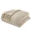 Home Decorators Collection Almond Biscotti Ivory Cozy Boucle Throw Blanket with Tassels -Flora Home Decorators Soldes almond biscotti home decorators collection throw blankets swh404 64 1000