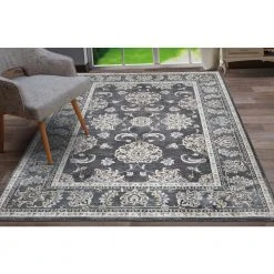 Home Decorators Collection Carlisle Anthracite 5 ft. x 6 ft. 8 in. Area Rug 16 Home Decorators Collection Carlisle Anthracite 5 ft. x 6 ft. 8 in. Area Rug -Flora Home Decorators Soldes anthracite home decorators collection area rugs 39045 1f 1000