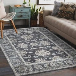 Home Decorators Collection Carlisle Anthracite 5 ft. x 6 ft. 8 in. Area Rug 15 Home Decorators Collection Carlisle Anthracite 5 ft. x 6 ft. 8 in. Area Rug -Flora Home Decorators Soldes anthracite home decorators collection area rugs 39045 4f 1000