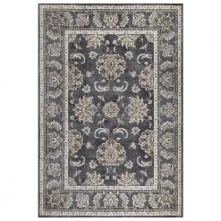 Home Decorators Collection Carlisle Anthracite 5 ft. x 6 ft. 8 in. Area Rug