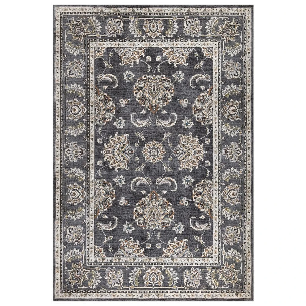 Home Decorators Collection Carlisle Anthracite 5 ft. x 6 ft. 8 in. Area Rug 3 Home Decorators Collection Carlisle Anthracite 5 ft. x 6 ft. 8 in. Area Rug