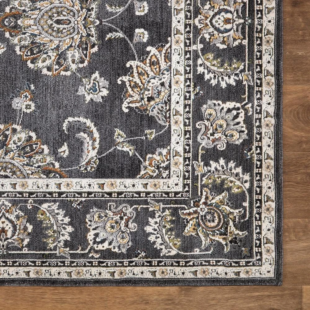 Home Decorators Collection Carlisle Anthracite 5 ft. x 6 ft. 8 in. Area Rug 5 Home Decorators Collection Carlisle Anthracite 5 ft. x 6 ft. 8 in. Area Rug - Image 3