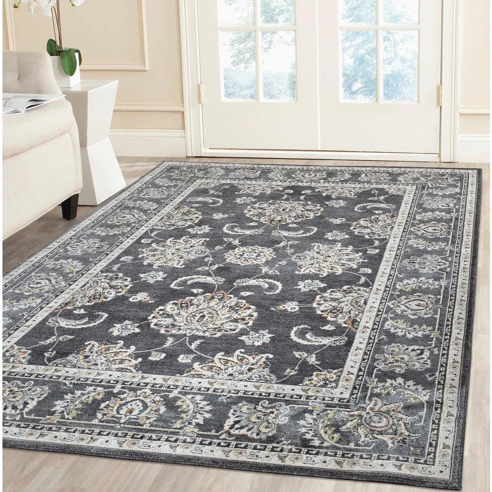 Home Decorators Collection Carlisle Anthracite 5 ft. x 6 ft. 8 in. Area Rug 6 Home Decorators Collection Carlisle Anthracite 5 ft. x 6 ft. 8 in. Area Rug - Image 4