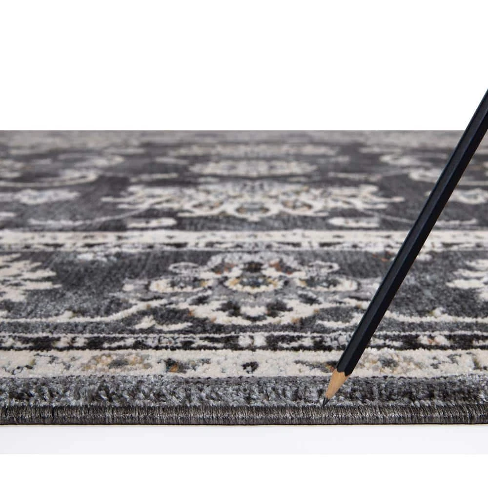 Home Decorators Collection Carlisle Anthracite 5 ft. x 6 ft. 8 in. Area Rug 4 Home Decorators Collection Carlisle Anthracite 5 ft. x 6 ft. 8 in. Area Rug - Image 2