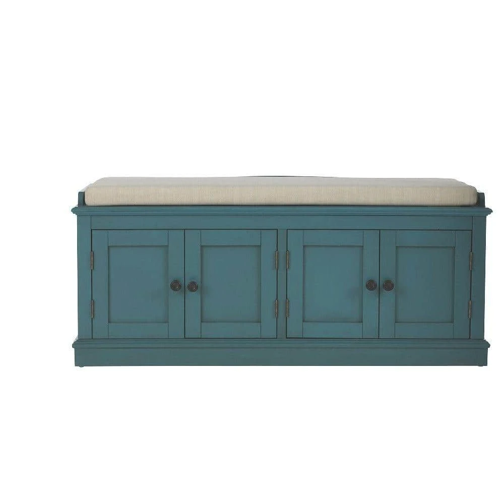 Home Decorators Collection Laughlin Antique Blue Storage Bench 3 Home Decorators Collection Laughlin Antique Blue Storage Bench
