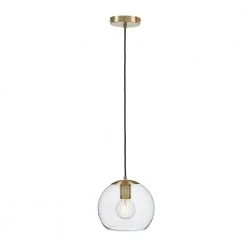 Home Decorators Collection 1-Light Antique Brass and Glass Mini-Pendant -Flora Home Decorators Soldes antique brass home decorators collection pendant lights af42409s 4f 1000