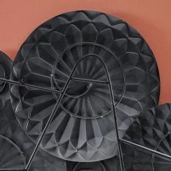 Home Decorators Collection Metal Layered Plates Dimensional Wall Art (53 in. W x 25 in. H) -Flora Home Decorators Soldes antique home decorators collection wall signs 21mje20762 1d 1000