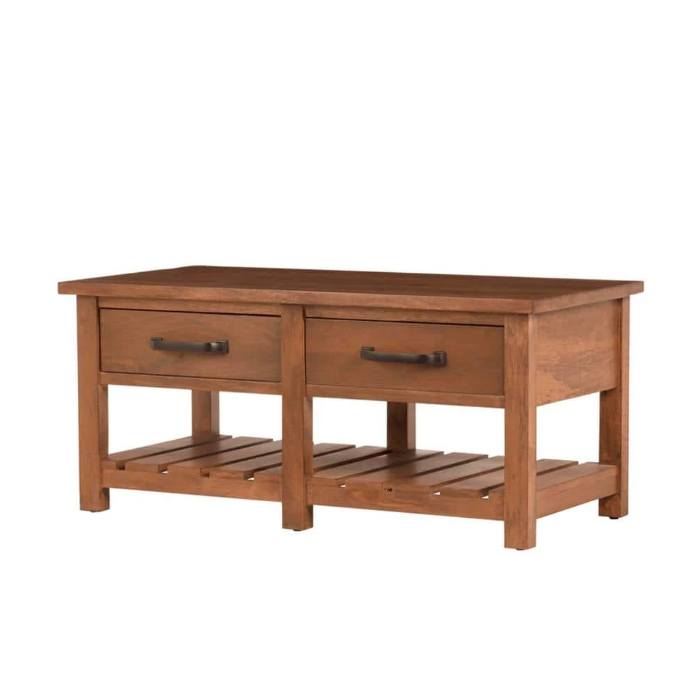 Home Decorators Collection Danforth 42 in. Antique Patina Large Rectangle Wood Coffee Table with 2-Drawers 10 Home Decorators Collection Danforth 42 in. Antique Patina Large Rectangle Wood Coffee Table with 2-Drawers - Image 8