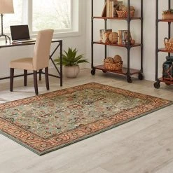 Home Decorators Collection Mariah Aquamarine 10 ft. x 13 ft. Area Rug -Flora Home Decorators Soldes aquamarine home decorators collection area rugs 653118 31 1000
