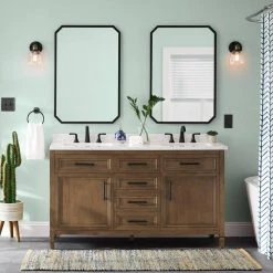 Home Decorators Collection Evelyn 6 in. 1-Light Bronze Modern Industrial Wall Mount Sconce Light with Clear Glass Shade 22 Home Decorators Collection Evelyn 6 in. 1-Light Bronze Modern Industrial Wall Mount Sconce Light with Clear Glass Shade -Flora Home Decorators Soldes artisan bronze home decorators collection vanity lighting hb15018 313 1f 1000