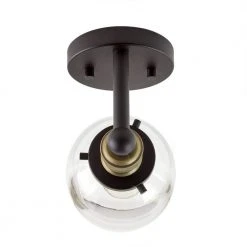 Home Decorators Collection Evelyn 6 in. 1-Light Bronze Modern Industrial Wall Mount Sconce Light with Clear Glass Shade 19 Home Decorators Collection Evelyn 6 in. 1-Light Bronze Modern Industrial Wall Mount Sconce Light with Clear Glass Shade -Flora Home Decorators Soldes artisan bronze home decorators collection vanity lighting hb15018 313 77 1000