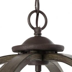 Home Decorators Collection Keowee 24-1/4 in. 6-Light Artisan Iron Farmhouse Orb Chandelier with Coastal Antique White Wood Accents -Flora Home Decorators Soldes artisan iron elm wood home decorators collection chandeliers 1004hdcaidi 66 1000