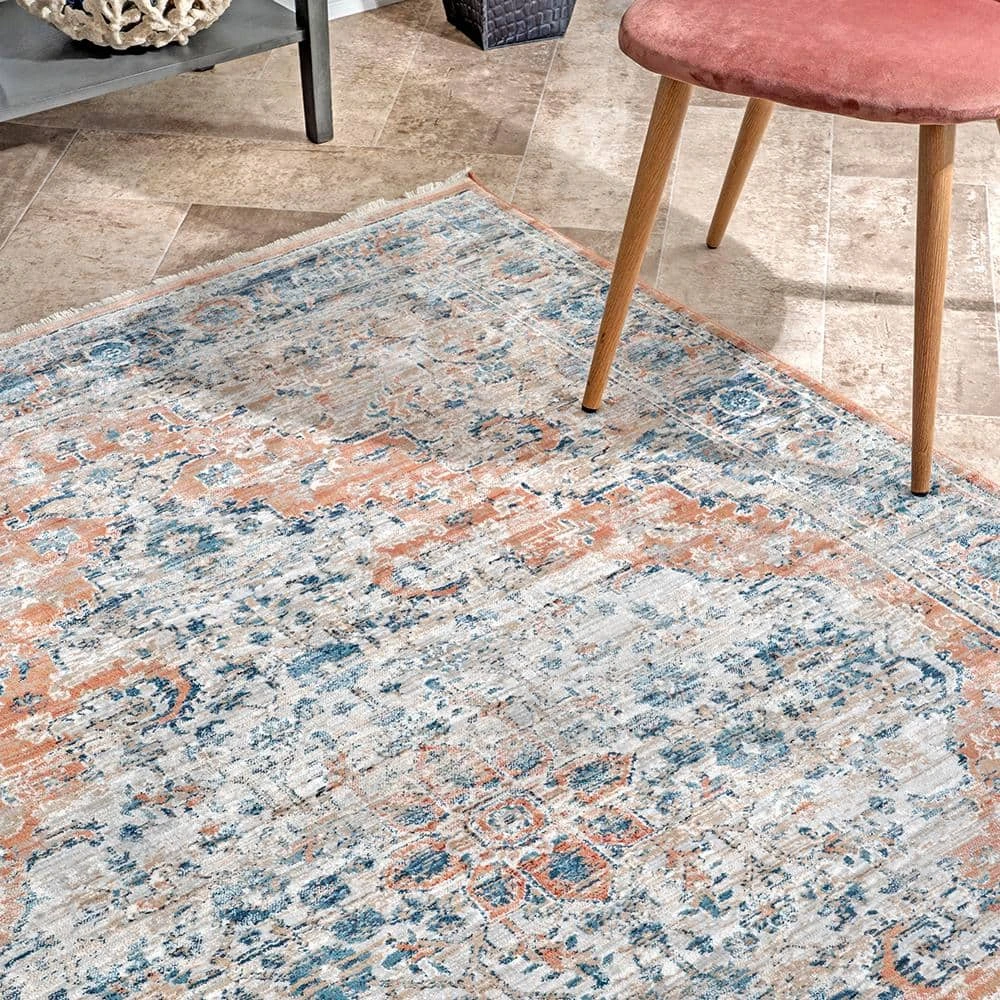 Home Decorators Collection Piper Shaded Snowflakes Beige 8 ft. x 10 ft. Area Rug 5 Home Decorators Collection Piper Shaded Snowflakes Beige 8 ft. x 10 ft. Area Rug - Image 3