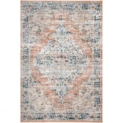 Home Decorators Collection Piper Shaded Snowflakes Beige 8 ft. x 10 ft. Area Rug