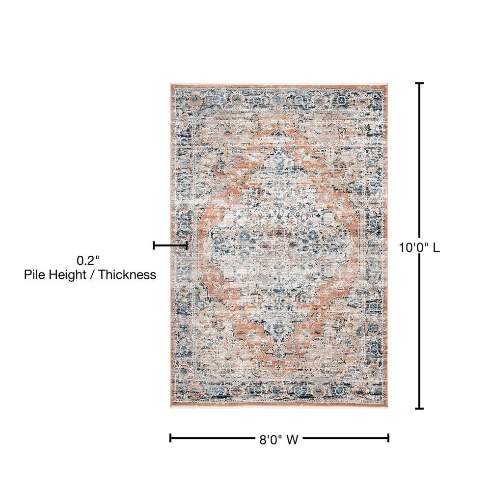 Home Decorators Collection Piper Shaded Snowflakes Beige 8 ft. x 10 ft. Area Rug 12 Home Decorators Collection Piper Shaded Snowflakes Beige 8 ft. x 10 ft. Area Rug - Image 10