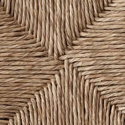 Home Decorators Collection Dorsey Ivory Wood Dining Chair with Cross Back and Rush Seat (Set of 2) (17.72 in. W x 35.43 in. H) -Flora Home Decorators Soldes beige ivory home decorators collection dining chairs ch1902032 nivy fa 1000