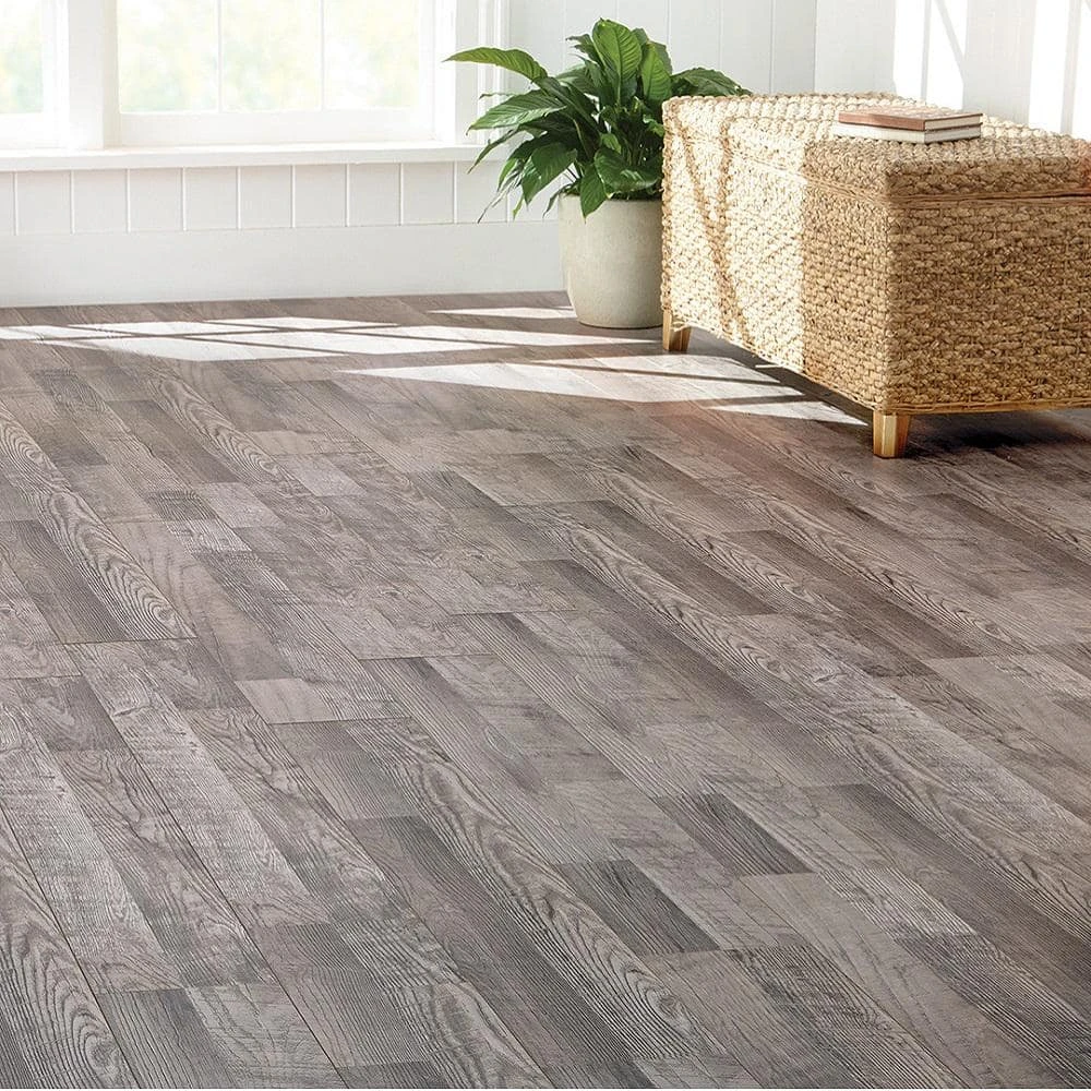 Home Decorators Collection Bellrock 12 mm T x 7.48 in W x 47.72 in L Water Resistant Laminate Flooring (19.83 sq. ft. / case) 6 Home Decorators Collection Bellrock 12 mm T x 7.48 in W x 47.72 in L Water Resistant Laminate Flooring (19.83 sq. ft. / case) - Image 4