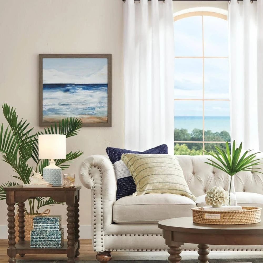 Home Decorators Collection Classic Wood Spindle Upholstered Accent Chair in Biscuit (28" W) 9 Home Decorators Collection Classic Wood Spindle Upholstered Accent Chair in Biscuit (28" W) - Image 7