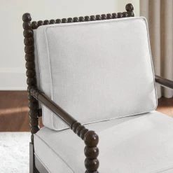 Home Decorators Collection Classic Wood Spindle Upholstered Accent Chair in Biscuit (28" W) 14 Home Decorators Collection Classic Wood Spindle Upholstered Accent Chair in Biscuit (28" W) -Flora Home Decorators Soldes biscuit home decorators collection accent chairs kw 8700260 a0 1000