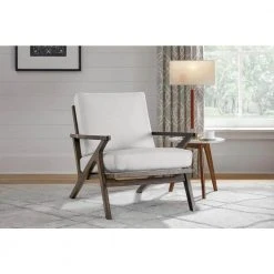 Home Decorators Collection Modern Wood Frame Upholstered Accent Chair in Biscuit (28" W) 12 Home Decorators Collection Modern Wood Frame Upholstered Accent Chair in Biscuit (28" W) -Flora Home Decorators Soldes biscuit home decorators collection accent chairs kw a3000020 40 1000