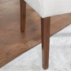 Home Decorators Collection Classic Upholstered Dining Accent Bench with Button Tufted Back and Walnut Accents (53" W) 12 Home Decorators Collection Classic Upholstered Dining Accent Bench with Button Tufted Back and Walnut Accents (53" W) -Flora Home Decorators Soldes biscuit home decorators collection bedroom benches 53 1d 1000