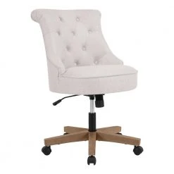 Home Decorators Collection Abbeyville Button-Tufted Upholstered Office Chair in Biscuit Beige with Adjustable Wood Base 11 Home Decorators Collection Abbeyville Button-Tufted Upholstered Office Chair in Biscuit Beige with Adjustable Wood Base -Flora Home Decorators Soldes biscuit home decorators collection task chairs 122 1 66 1000