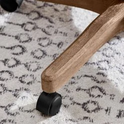 Home Decorators Collection Cosgrove Biscuit Beige Upholstered Office Chair with Arms and Adjustable Wood Base -Flora Home Decorators Soldes biscuit home decorators collection task chairs 124 1 1d 1000