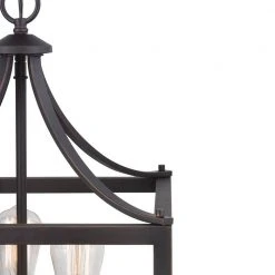 Home Decorators Collection Boswell Quarter 14 in. 3-Light Distressed Black Farmhouse Square Pendant Light -Flora Home Decorators Soldes black home decorators collection chandeliers 7948hdcdbdi 1f 1000