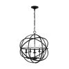 Home Decorators Collection Sarolta Sands 5-Light Black Orb Chandelier for Dining Room -Flora Home Decorators Soldes black home decorators collection chandeliers kb 55607 64 1000