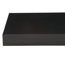 Home Decorators Collection 8 in. D x 36 in. L x 1-1/4 in. H Black Slim Shelf -Flora Home Decorators Soldes black home decorators collection decorative shelving hdcsl36b 40 1000