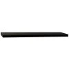 Home Decorators Collection 8 in. D x 36 in. L x 1-1/4 in. H Black Slim Shelf