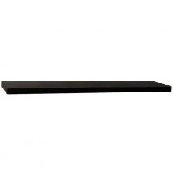 Home Decorators Collection 8 in. D x 36 in. L x 1-1/4 in. H Black Slim Shelf