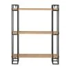 Home Decorators Collection 30 in. H x 24 in. W x 8 in. D Wood and Black Metal Wall-Mount Bookshelf -Flora Home Decorators Soldes black home decorators collection decorative shelving yx9z1006 bs 64 1000