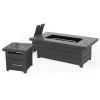 Home Decorators Collection Sunbury 48 in. Steel LP Gas Black Low Profile Marble Tile Top Fire Pit with Tank Holder (Fire Pit) (Box 1) -Flora Home Decorators Soldes black home decorators collection gas fire pits 2333fp 3 64 1000