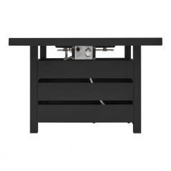 Home Decorators Collection Summerfield Black 39.5 in. x 25 in. Square Steel Black Marble-Look Tile Top LP Gas Fire Pit -Flora Home Decorators Soldes black home decorators collection gas fire pits 2364fp 2 a0 1000