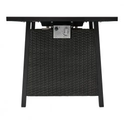 Home Decorators Collection Tucson 30 in. Square x 25.5 in. Steel Marivaux Tile Top LP Gas Fire Pit -Flora Home Decorators Soldes black home decorators collection gas fire pits 2479fp 1 c3 1000