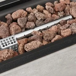 Home Decorators Collection St. Charles 25.98 in. x 25 in. Rectangular Steel Propane Gas Black Fire Pit -Flora Home Decorators Soldes black home decorators collection gas fire pits fhtm80319 76 1000