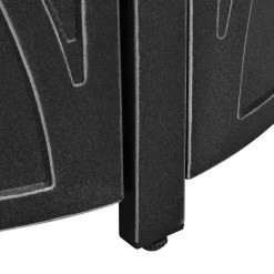 Home Decorators Collection Kendrick 35.04 in. x 25.20 in. Steel Round Propane Gas Firepit -Flora Home Decorators Soldes black home decorators collection gas fire pits fhts80284 1f 1000