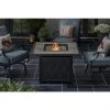 Home Decorators Collection Kendrick 39.96 in. x 39.96 in. Square Steel Propane Gas Black Fire Pit -Flora Home Decorators Soldes black home decorators collection gas fire pits fhts80285 64 1000