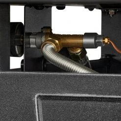 Home Decorators Collection Kendrick 39.96 in. x 39.96 in. Square Steel Propane Gas Black Fire Pit -Flora Home Decorators Soldes black home decorators collection gas fire pits fhts80285 76 1000