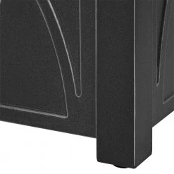 Home Decorators Collection Kendrick 39.96 in. x 39.96 in. Square Steel Propane Gas Black Fire Pit -Flora Home Decorators Soldes black home decorators collection gas fire pits fhts80285 c3 1000