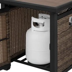 Home Decorators Collection Corden 44.9 in. Outdoor Steel Propane Black Gas Fire Pit Table 16 Home Decorators Collection Corden 44.9 in. Outdoor Steel Propane Black Gas Fire Pit Table -Flora Home Decorators Soldes black home decorators collection gas fire pits gft 31802 1d 1000