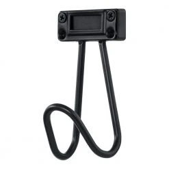 Home Decorators Collection 5-5/8 in. Cast Iron Wall Hook with Name Plate (3-Pack) -Flora Home Decorators Soldes black home decorators collection hooks 64451 c3 1000