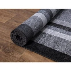 Home Decorators Collection Eternity Black 8 ft. x 10 ft. Indoor/Outdoor Area Rug -Flora Home Decorators Soldes black home decorators collection outdoor rugs 19447 66 1000